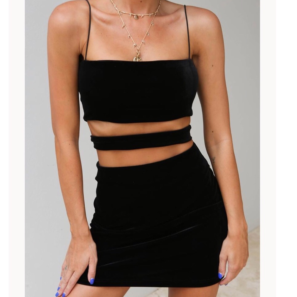 Beachside Bunny cut out bodycon dress